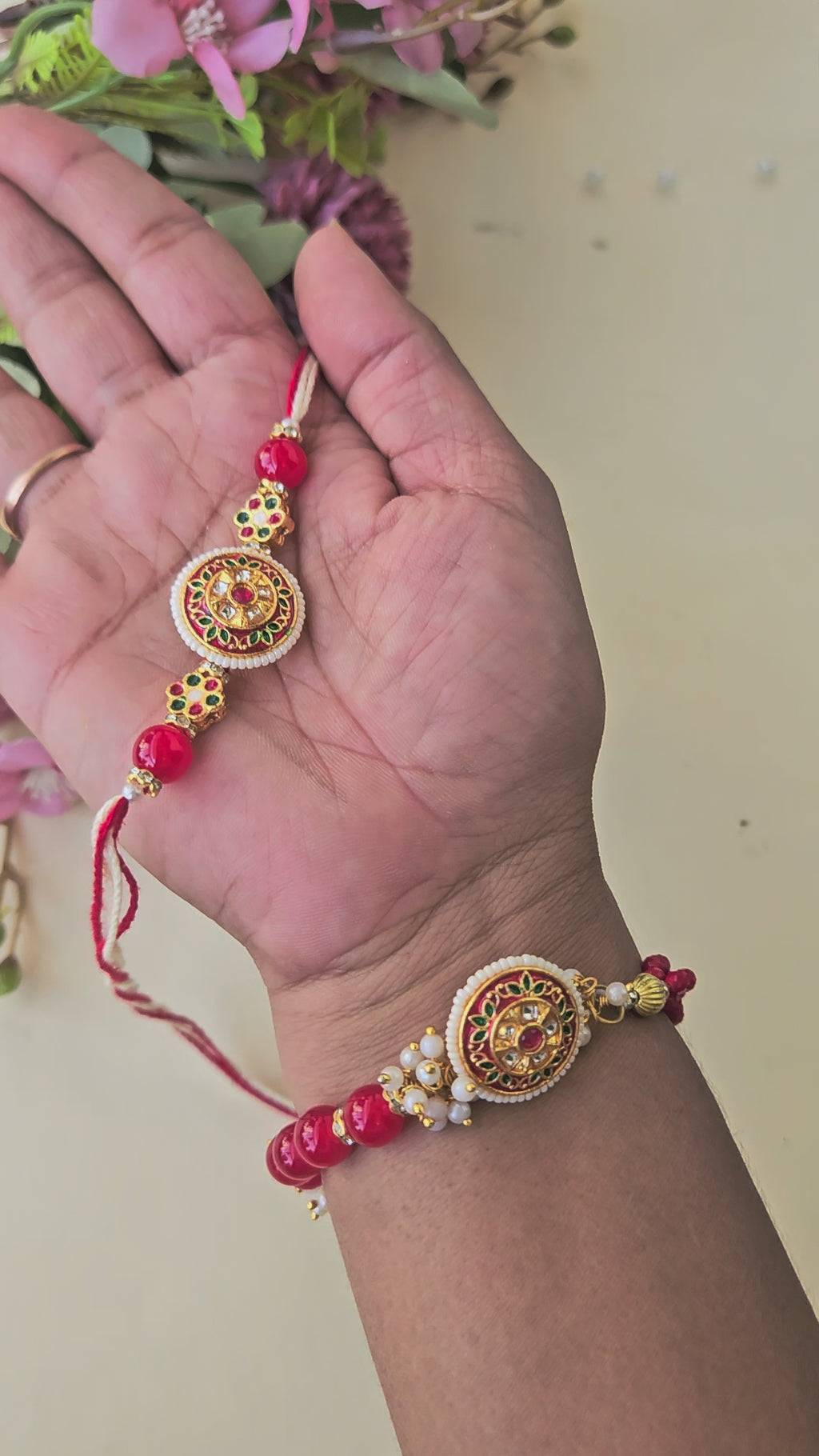 Traditional pair rakhi