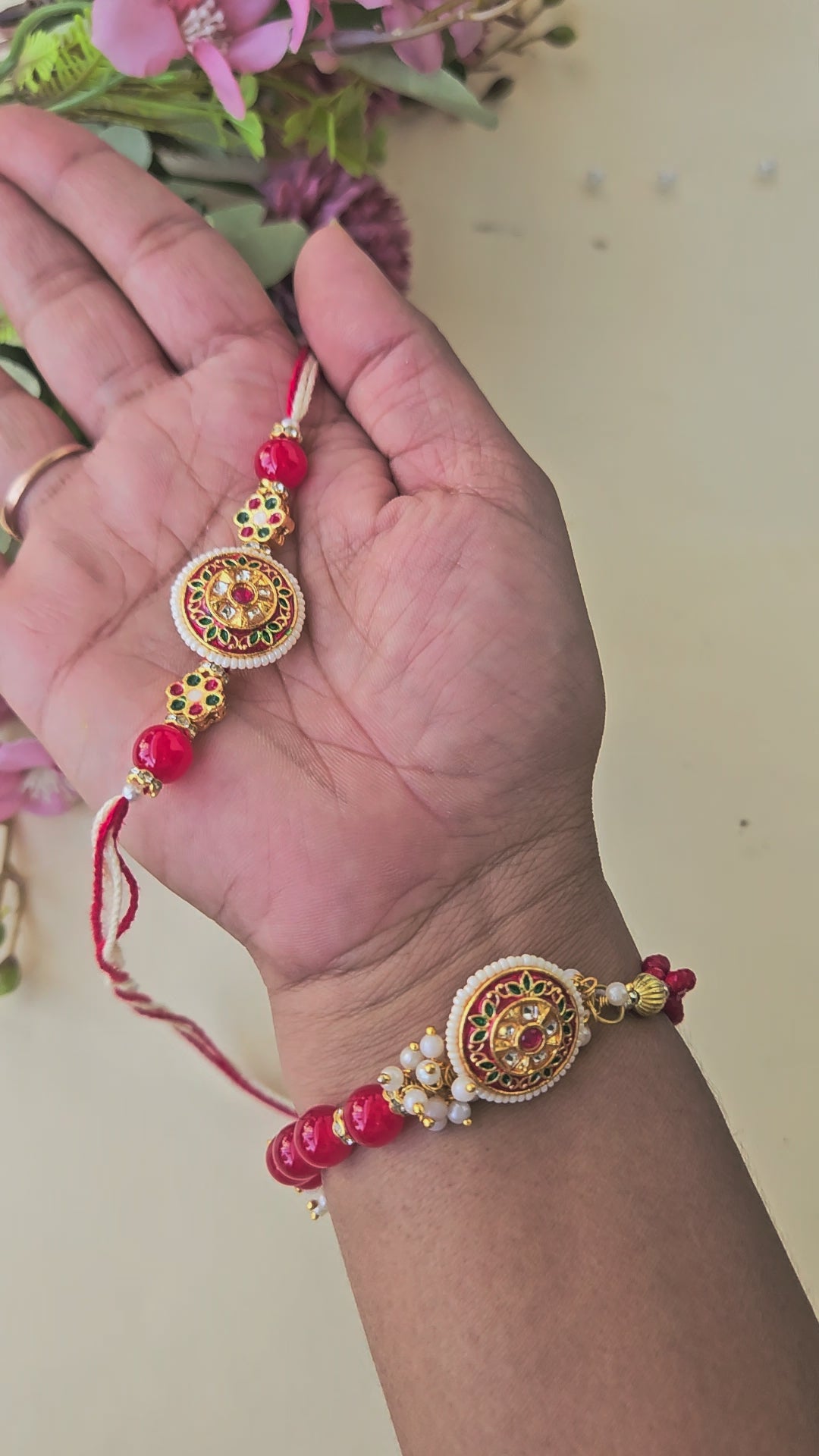 Traditional pair rakhi