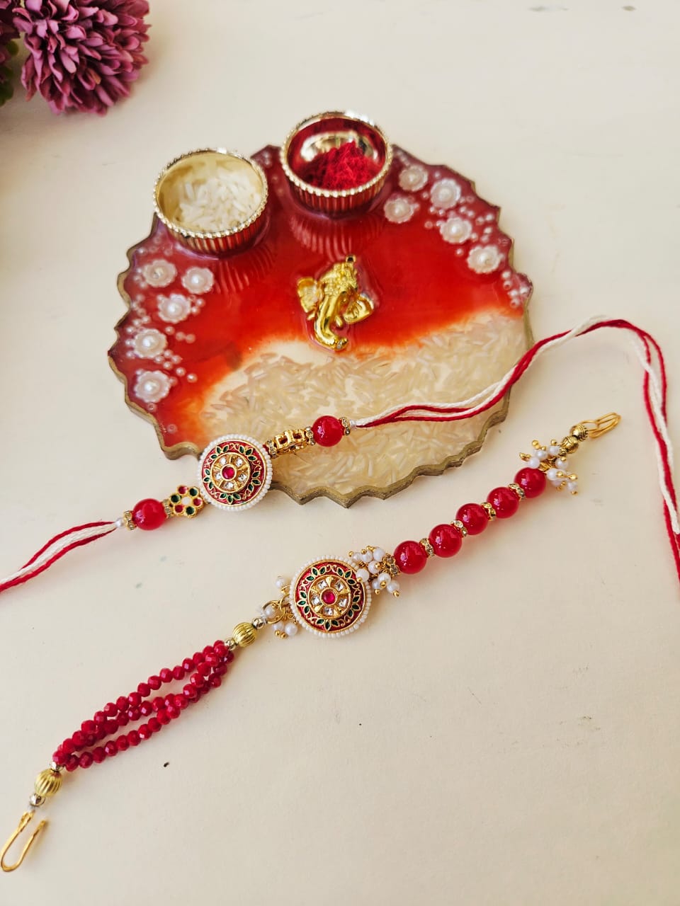 Traditional pair rakhi